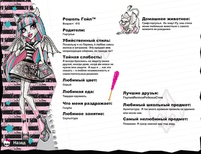 Рошель Гойл | Monster High RU Amino