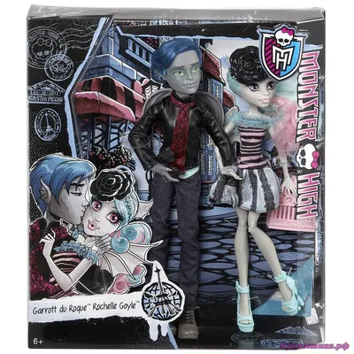 Набор кукол Monster High Монстрочат Рошель Гойл и Катрин де Мяу, 26 см,  CBX57 — купить в интернет-магазине по низкой цене на Яндекс Маркете
