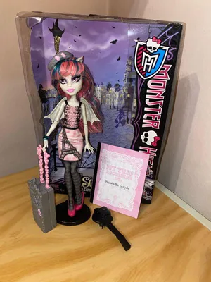 Кукла Монстер Хай Monster High Рошель Гойл - купить недорого б/у на ИЗИ  (37152352)