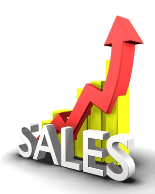 Менеджеры по продажам с ноутбуками и диаграммой роста. рост продаж и  менеджер, бухгалтерский учет, продвижение продаж и концепция операций на  белом фоне. | Бесплатно векторы