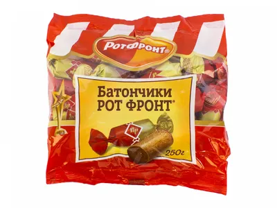 Батончики шоколадно-сливочный вкус Рот Фронт 250г купить в Красноярске с  доставкой на дом в интернет-магазине \"Ярбокс\"
