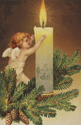 Рождественская открытка в стиле 2D на Illustrators.ru