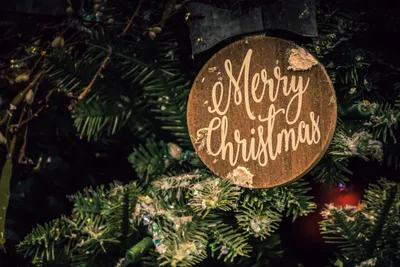 Merry Christmas Tree Lights Snow HD Wallpaper - Stylish HD… | Flickr