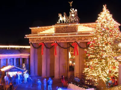 Православное Рождество в Германии, елка и Дед Мороз - МК Германия