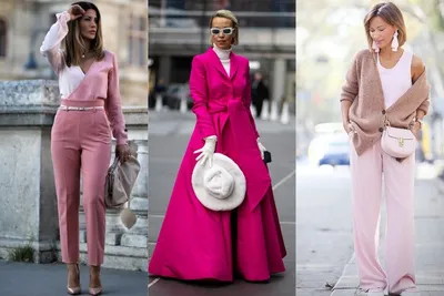 Розовый цвет в женской одежде: сочетание и палитра цветов от блог Issa Plus