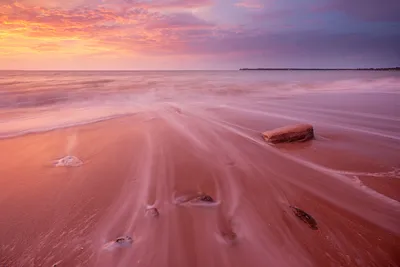 Обои горизонт, океан, розовый, небо, облако на телефон Android, 1080x1920  картинки и фото бесплатно