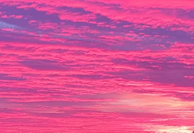 Розовый закат - красивые фото