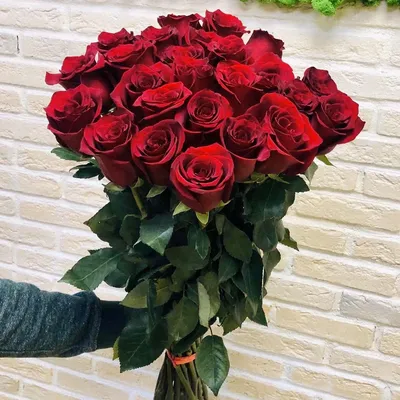 Красные розы в корзине | купить недорого | доставка по Москве и области