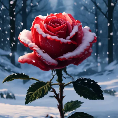 Розы на снегу - композиция \"Ноктюрн\" – заказать на Ярмарке Мастеров –  2JVMHBY | Композиции, Санкт-Петербург