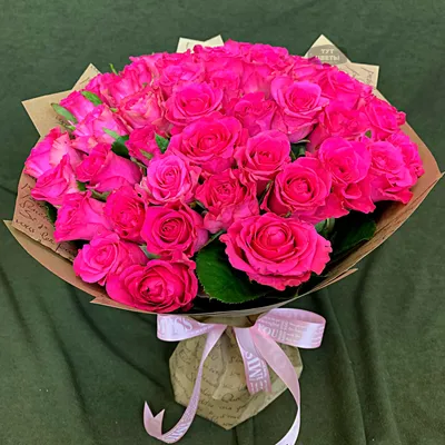 101 розовая роза. Букет из 101 розовой розы 40 см. Купить цветы
