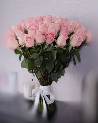 Купить букет 9 розовых роз! - Доставка цветов Пермь. Недорого