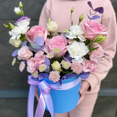 Розовые розы в коробке в виде сердца купить с доставкой в Москве | Заказать  букет цветов недорого