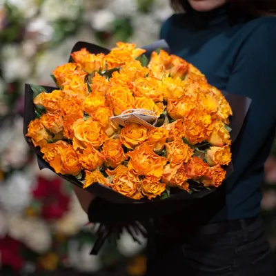 желтые розы - 101 цветок «BuketOnline»