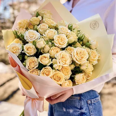 Желтые розы купить в СПБ с доставкой от Magic Flower