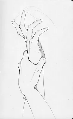 Рисунки рук карандашом анатомия (38 шт)