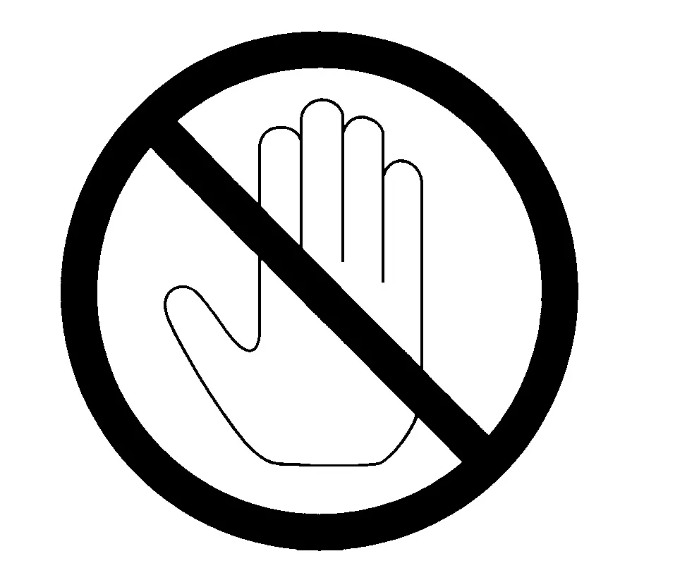 Знак рука в круге. Знак не трогать. Пиктограмма не трогать руками. Значок не прикасаться. Рука перечеркнутая в круге.