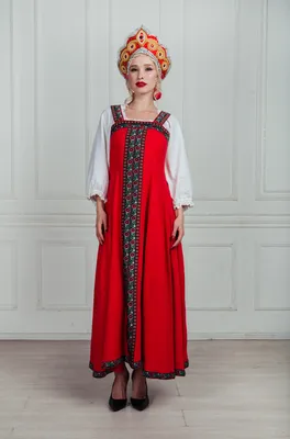 Русская шуба душегрея, народный костюм - купить за 30000 руб: недорогие русские  народные костюмы в СПб