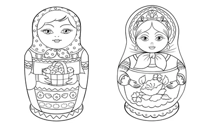 Раскраски Русские Народные распечатать бесплатно для детей костюмы промыслы  игрушки инструменты