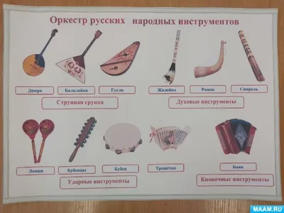 Русские народные инструменты - цена от 200 руб.