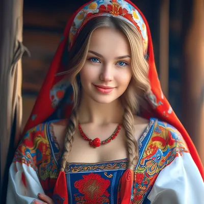Русские женщины глазами нейросетей | Пикабу