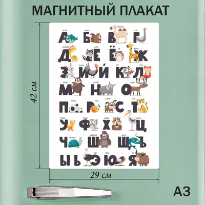 Обучающий плакат на стену Праздник русский алфавит с картинками детям в  школу купить по цене 209 ₽ в интернет-магазине Детский мир