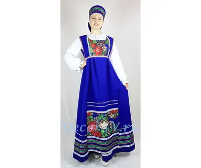 Концертный русский народный сарафан - купить за 8500 руб: недорогие русские  народные костюмы в СПб