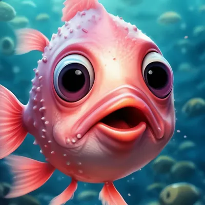 Рыба-капля» — создано в Шедевруме