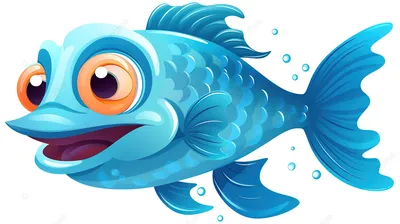 Золотая Рыбка Или Золотая Рыбка Мультфильм Характер — стоковая векторная  графика и другие изображения на тему Рыба - iStock