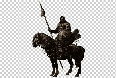 Средневековый Рыцарь Копьём Верхом Лошади Фоне Зеленого Леса Поле  Историческая стоковое фото ©androsov58 205961300