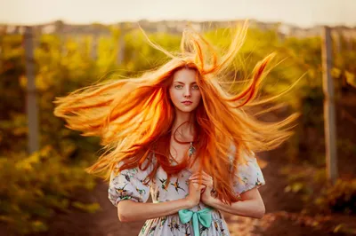 Девушка с короткими рыжими волосами (Большой фотообзор) - treepics.ru