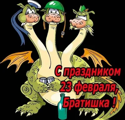 Поздравления с 23 февраля брату - лучшая подборка открыток в разделе: С 23  февраля на npf-rpf.ru