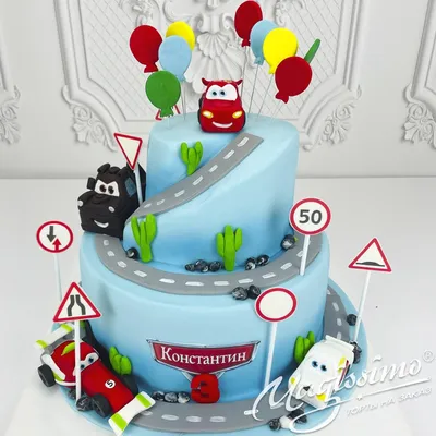 Торт с динозаврами на 5 лет мальчику (На Заказ) Купить С Доставкой В Москве!