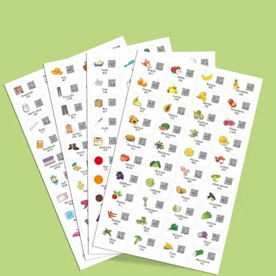 Английские карточки распечатать, карточки с транскрипцией и подсказками  «Study children's room» - shop.Amelica.com