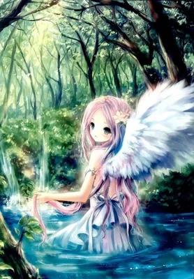 клиппирование Anime ангела включает тип путя Иллюстрация штока -  иллюстрации насчитывающей мифическо, небесно: 184061