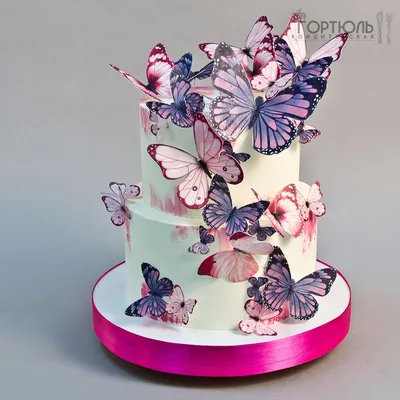 две розовые бабочки на фоне цветов, картина с розовыми бабочками, бабочка,  розовый фон картинки и Фото для бесплатной загрузки