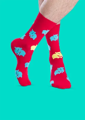 Носки Бегемотики | Купить в FunnySocks