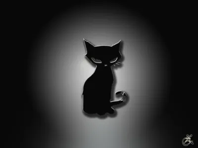 Непрозрачный рисунок с карикатурными черными котами Иллюстрация штока -  иллюстрации насчитывающей картина, киска: 151477708