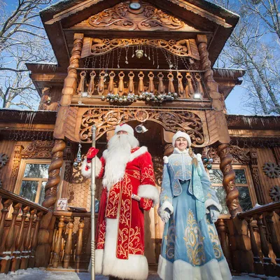 Новогодняя встреча с Дедом Морозом и Снегурочкой в Outleto!