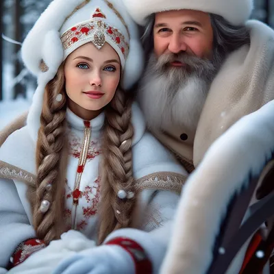 Новогодние картинки с Дедом Морозом 🎅🎄🐉 | Волшебный мир иллюстраций |  Дзен