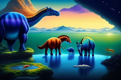 Путешествие в прошлое: встреча с динозаврами. | \"Детский мир\" | Дзен