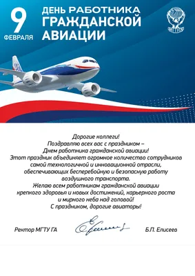 9 февраля — день работника гражданской авиации | ДИВНОГОРСК-ОЕ.РФ