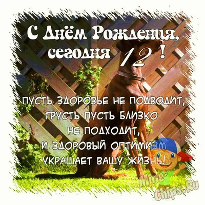Поздравить открыткой со стихами на день рождения 12 лет мальчика - С  любовью, Mine-Chips.ru