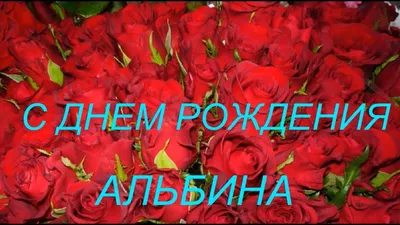 С днем рождения, Альбина! (Галина Клинкова) / Стихи.ру