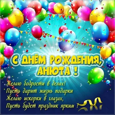 Открытки с Днем рождения Анне, Ане - Скачайте на Davno.ru