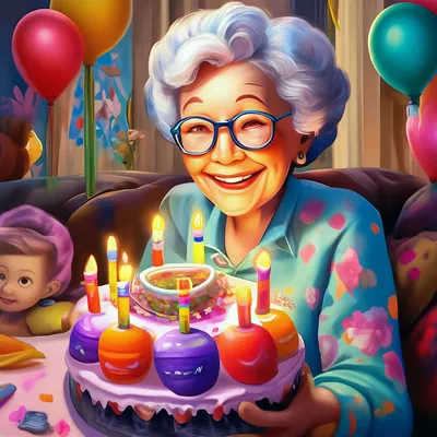 С Днём рождения для бабушки | С днем рождения, Открытки, Рождение