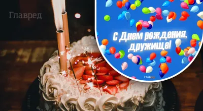 Композиция \" С Днем Рождения, Дружище\" купить воздушные шары с доставкой в  Москве