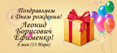Картинки с днем рождения Леонид (105 открыток)