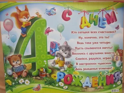 Шары Три кота на День рождения, 4 года ребенку купить с доставкой недорого.  - 22665
