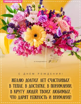 Композиция-флорариум «С Днем Рождения». Огромный выбор композиций из цветов  и растений. Доставка по Москве и МО.