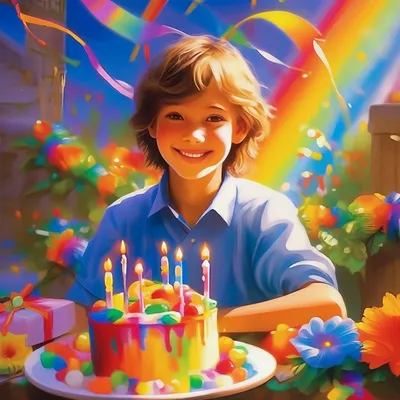 Подарить открытку с днём рождения 11 лет мальчику онлайн - С любовью,  Mine-Chips.ru